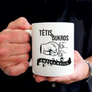 Puodelis Tėtis ir dvi dukros