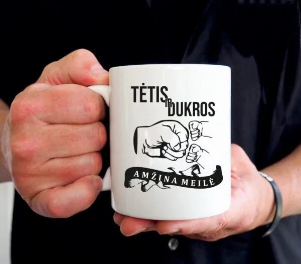 Puodelis Tėtis ir dvi dukros