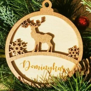 Žaisliukas dvisluoksnis elniukas