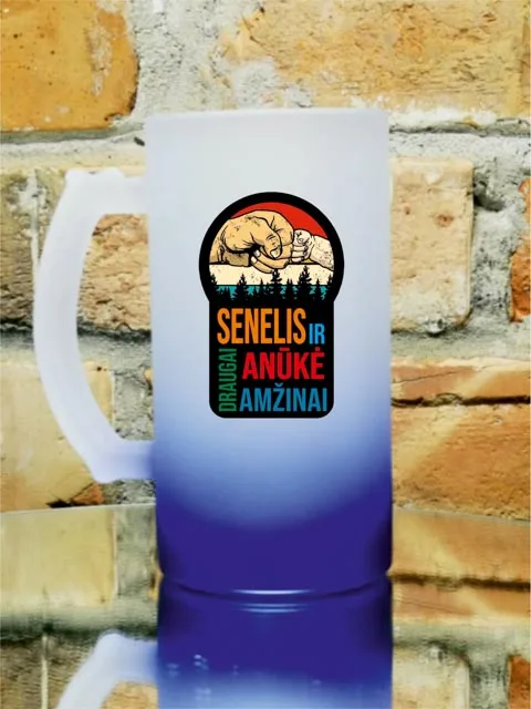 Bokalas senelis dukra