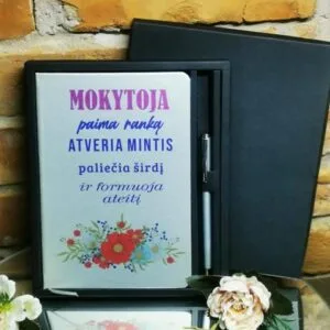Užrašinė su tušinuku Mokytojai