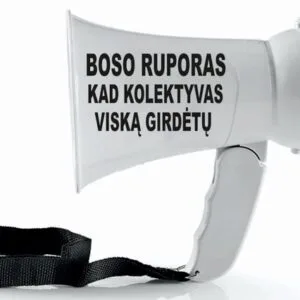Boso ruporas kad kolektyvas girdėtų