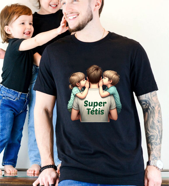 Vyriški marškinėliai " Super tėtis"