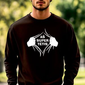 Juodos spalvos džemperis Aš super tėtis
