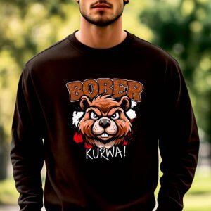 Juodos spalvos džemperis Bober