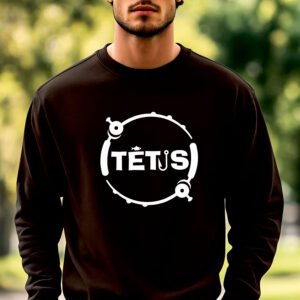 Juodos spalvos džemperis Tėtis meškerė